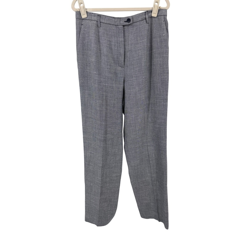 Pendleton Gray Wool Blend High Rise Trouser Pants Women's Size 10‎